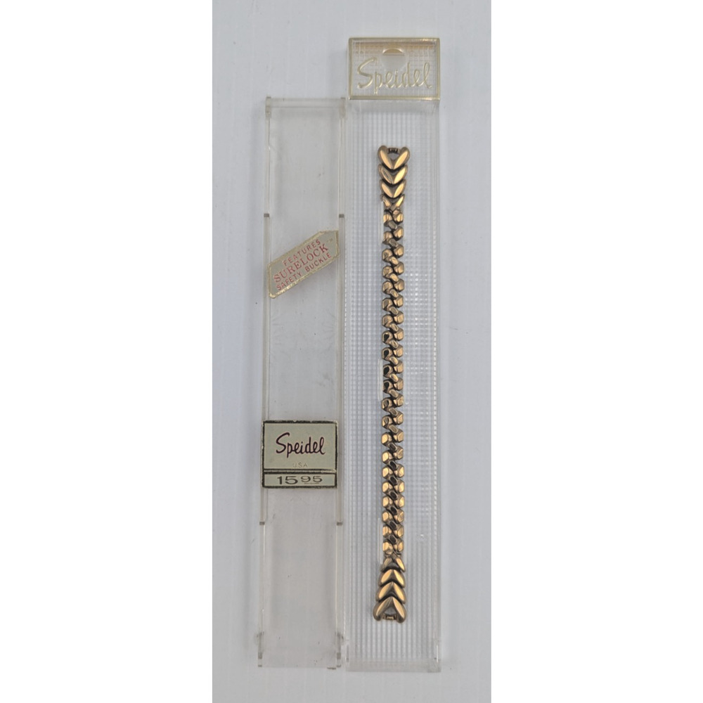 Speidel Gold Twist O Flex Stainless Steel Women Watch Band 1738/32L